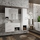 Misty Мебель для ванной Фетта 100 L белая/сосна пасадена – картинка-14